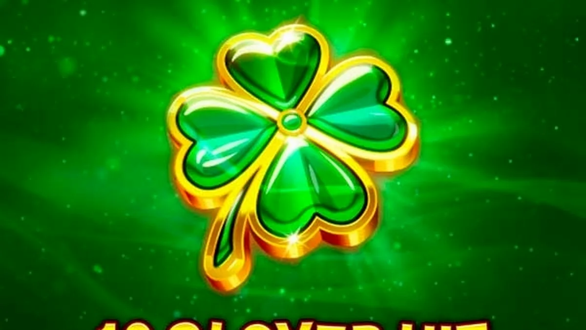 Interface do caça-níqueis 10 Clover Hit com símbolos de frutas e trevos